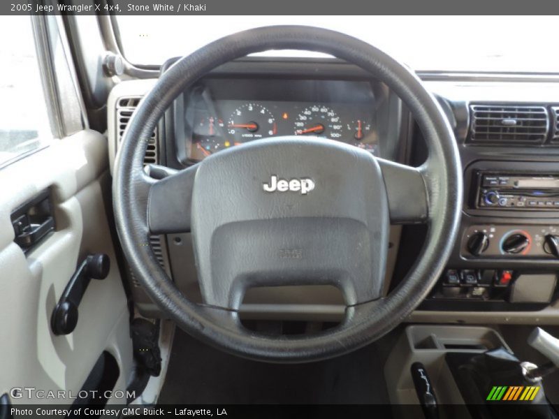 Stone White / Khaki 2005 Jeep Wrangler X 4x4