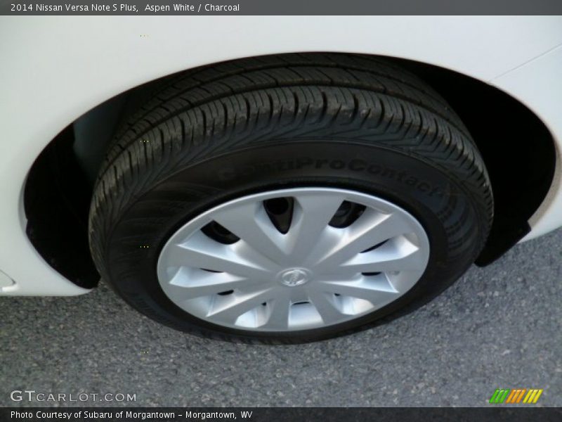 Aspen White / Charcoal 2014 Nissan Versa Note S Plus