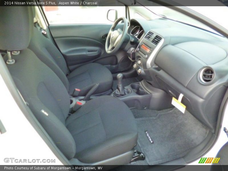 Aspen White / Charcoal 2014 Nissan Versa Note S Plus