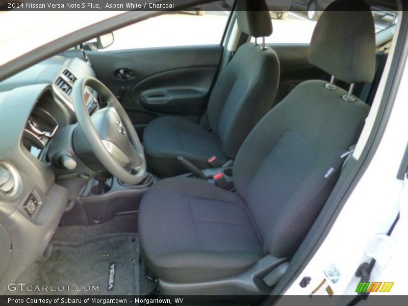 Aspen White / Charcoal 2014 Nissan Versa Note S Plus