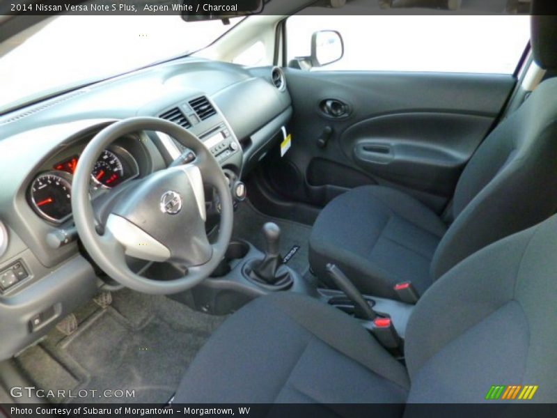 Aspen White / Charcoal 2014 Nissan Versa Note S Plus