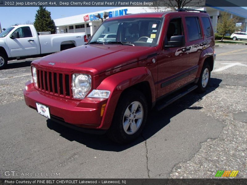 Deep Cherry Red Crystal Pearl / Pastel Pebble Beige 2012 Jeep Liberty Sport 4x4