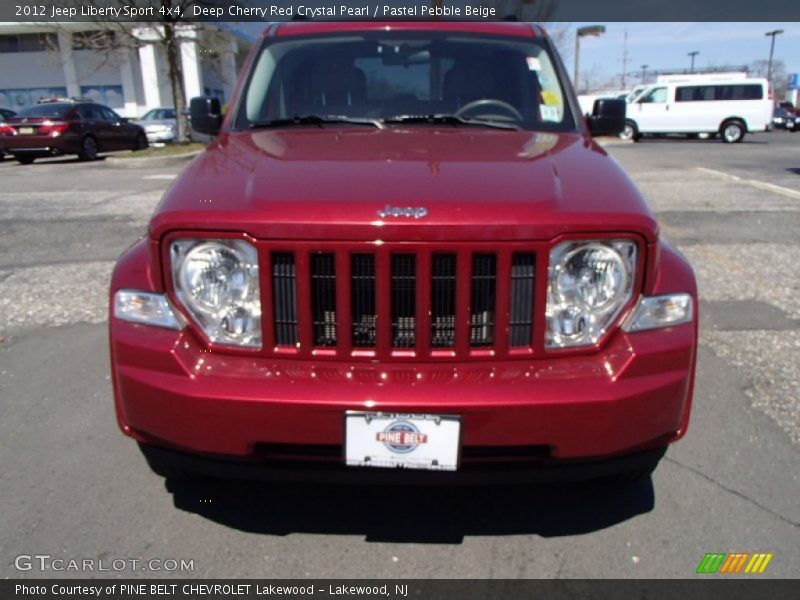 Deep Cherry Red Crystal Pearl / Pastel Pebble Beige 2012 Jeep Liberty Sport 4x4