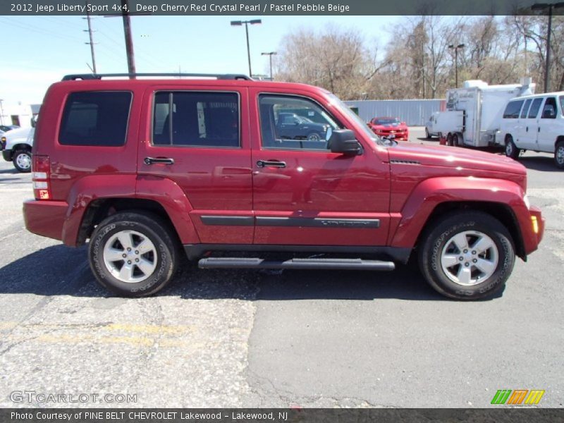 Deep Cherry Red Crystal Pearl / Pastel Pebble Beige 2012 Jeep Liberty Sport 4x4