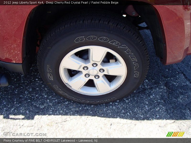 Deep Cherry Red Crystal Pearl / Pastel Pebble Beige 2012 Jeep Liberty Sport 4x4