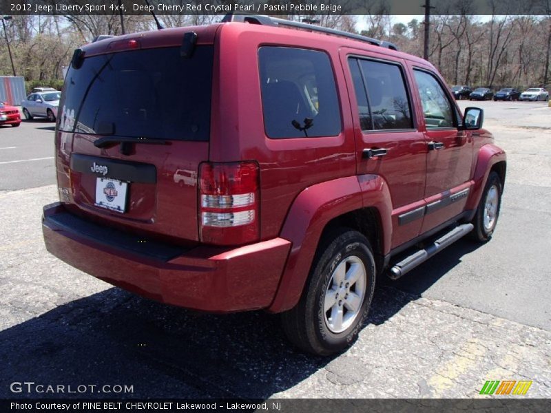 Deep Cherry Red Crystal Pearl / Pastel Pebble Beige 2012 Jeep Liberty Sport 4x4