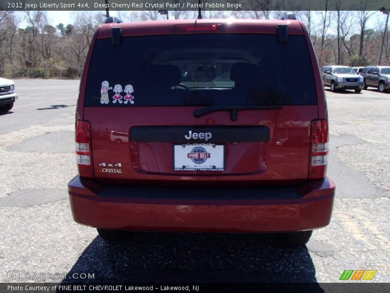 Deep Cherry Red Crystal Pearl / Pastel Pebble Beige 2012 Jeep Liberty Sport 4x4