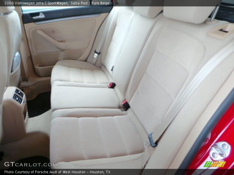 Salsa Red / Pure Beige 2009 Volkswagen Jetta S SportWagen