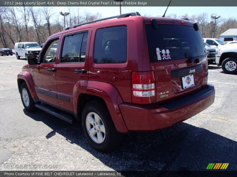 Deep Cherry Red Crystal Pearl / Pastel Pebble Beige 2012 Jeep Liberty Sport 4x4