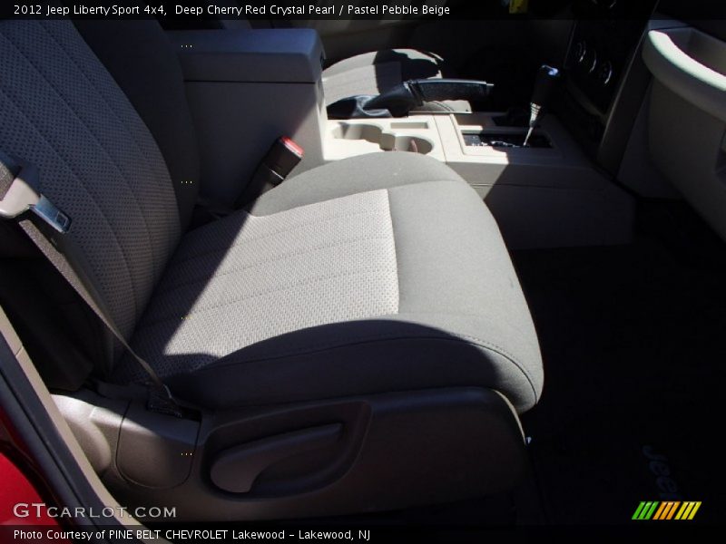 Deep Cherry Red Crystal Pearl / Pastel Pebble Beige 2012 Jeep Liberty Sport 4x4