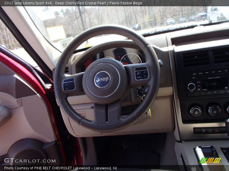 Deep Cherry Red Crystal Pearl / Pastel Pebble Beige 2012 Jeep Liberty Sport 4x4