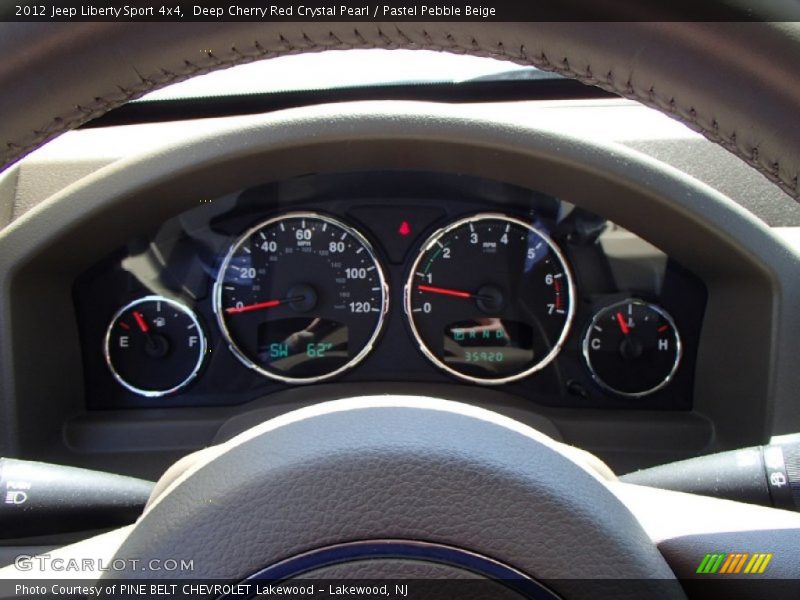 Deep Cherry Red Crystal Pearl / Pastel Pebble Beige 2012 Jeep Liberty Sport 4x4