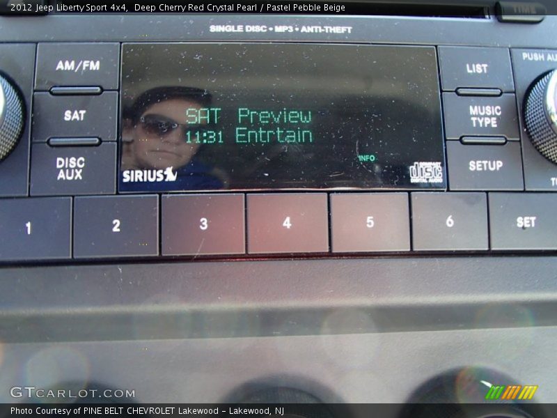 Deep Cherry Red Crystal Pearl / Pastel Pebble Beige 2012 Jeep Liberty Sport 4x4