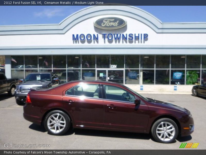 Cinnamon Metallic / Medium Light Stone 2012 Ford Fusion SEL V6