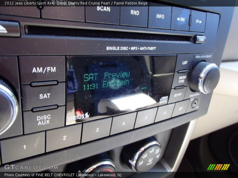Deep Cherry Red Crystal Pearl / Pastel Pebble Beige 2012 Jeep Liberty Sport 4x4