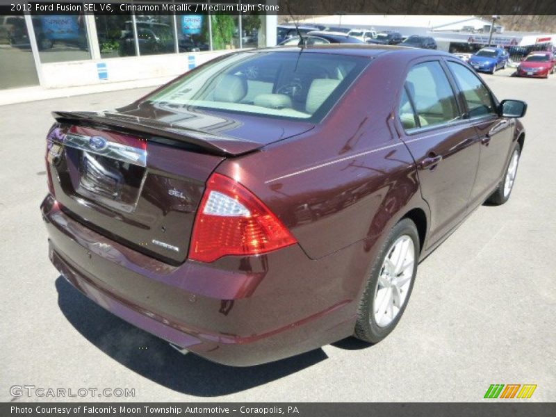 Cinnamon Metallic / Medium Light Stone 2012 Ford Fusion SEL V6