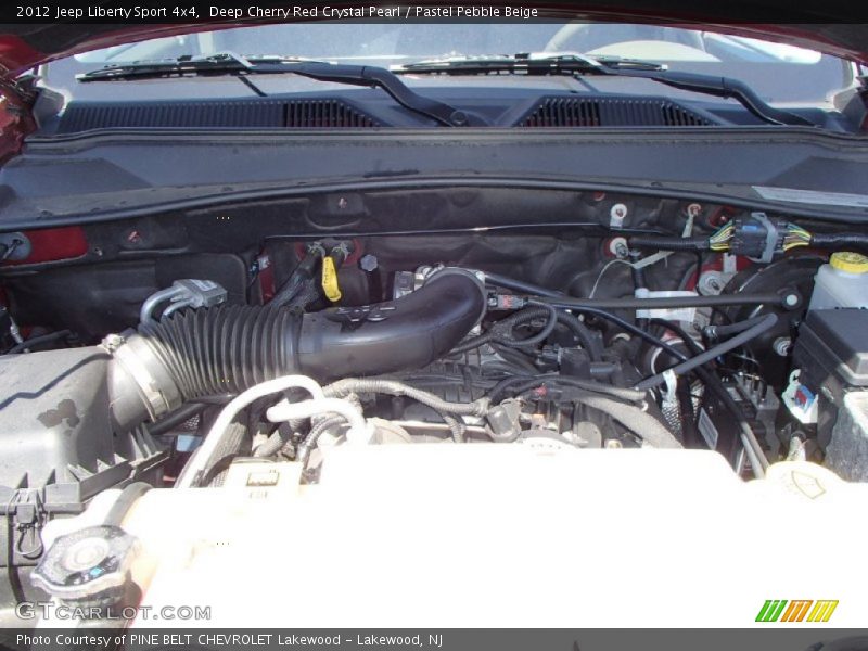 Deep Cherry Red Crystal Pearl / Pastel Pebble Beige 2012 Jeep Liberty Sport 4x4