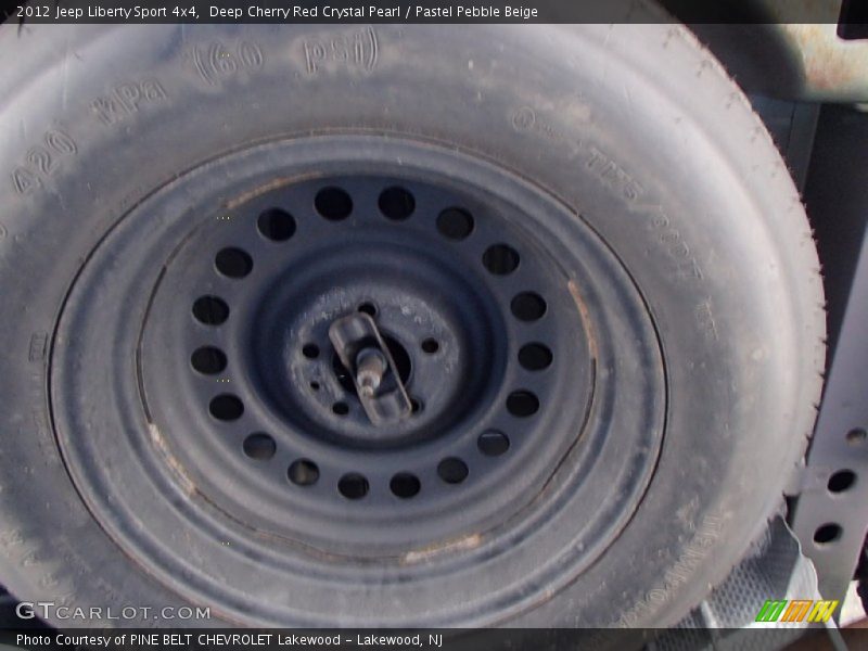 Deep Cherry Red Crystal Pearl / Pastel Pebble Beige 2012 Jeep Liberty Sport 4x4