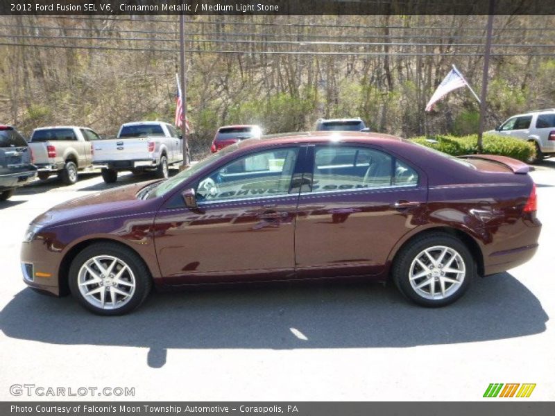 Cinnamon Metallic / Medium Light Stone 2012 Ford Fusion SEL V6
