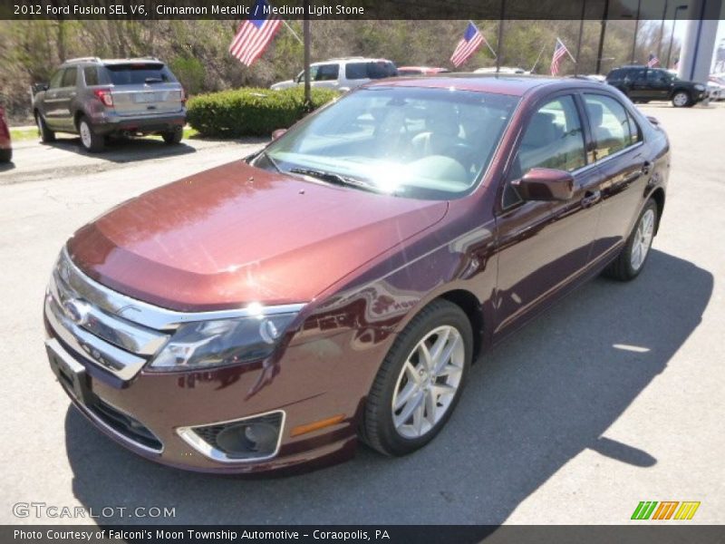Cinnamon Metallic / Medium Light Stone 2012 Ford Fusion SEL V6