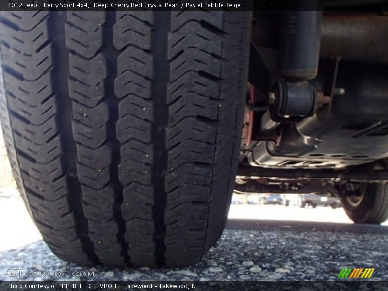 Deep Cherry Red Crystal Pearl / Pastel Pebble Beige 2012 Jeep Liberty Sport 4x4