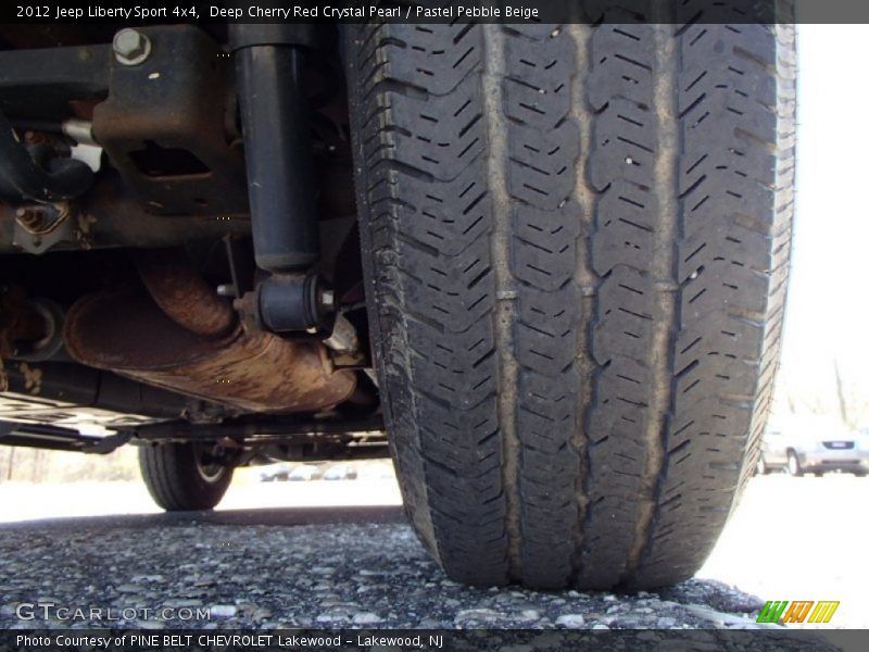 Deep Cherry Red Crystal Pearl / Pastel Pebble Beige 2012 Jeep Liberty Sport 4x4