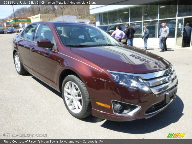 Cinnamon Metallic / Medium Light Stone 2012 Ford Fusion SEL V6