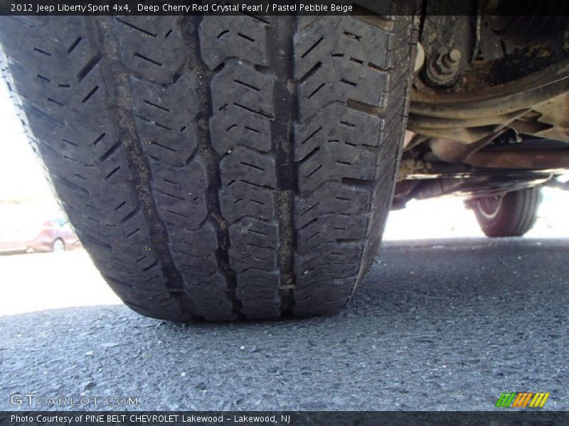 Deep Cherry Red Crystal Pearl / Pastel Pebble Beige 2012 Jeep Liberty Sport 4x4