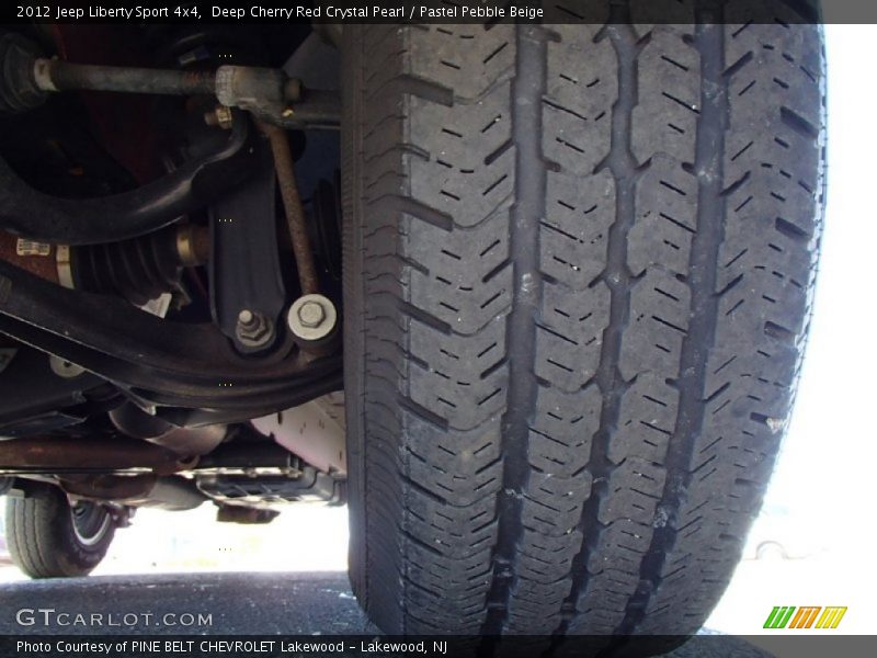 Deep Cherry Red Crystal Pearl / Pastel Pebble Beige 2012 Jeep Liberty Sport 4x4