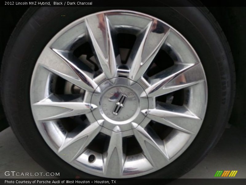 Black / Dark Charcoal 2012 Lincoln MKZ Hybrid