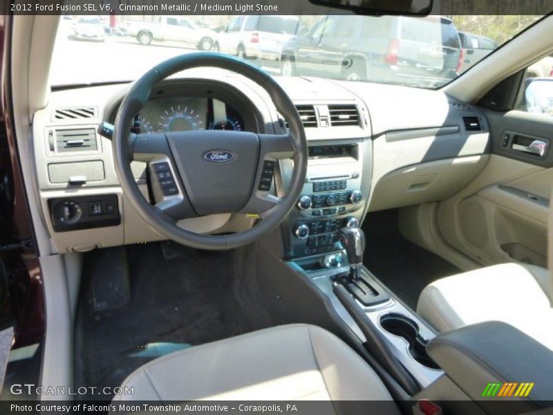 Cinnamon Metallic / Medium Light Stone 2012 Ford Fusion SEL V6