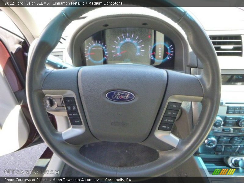 Cinnamon Metallic / Medium Light Stone 2012 Ford Fusion SEL V6