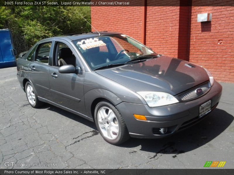 Liquid Grey Metallic / Charcoal/Charcoal 2005 Ford Focus ZX4 ST Sedan