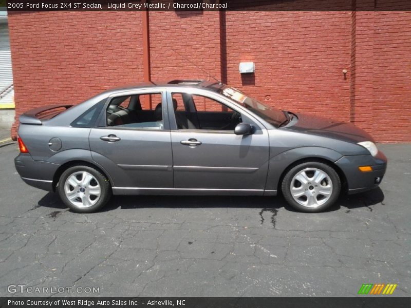 Liquid Grey Metallic / Charcoal/Charcoal 2005 Ford Focus ZX4 ST Sedan