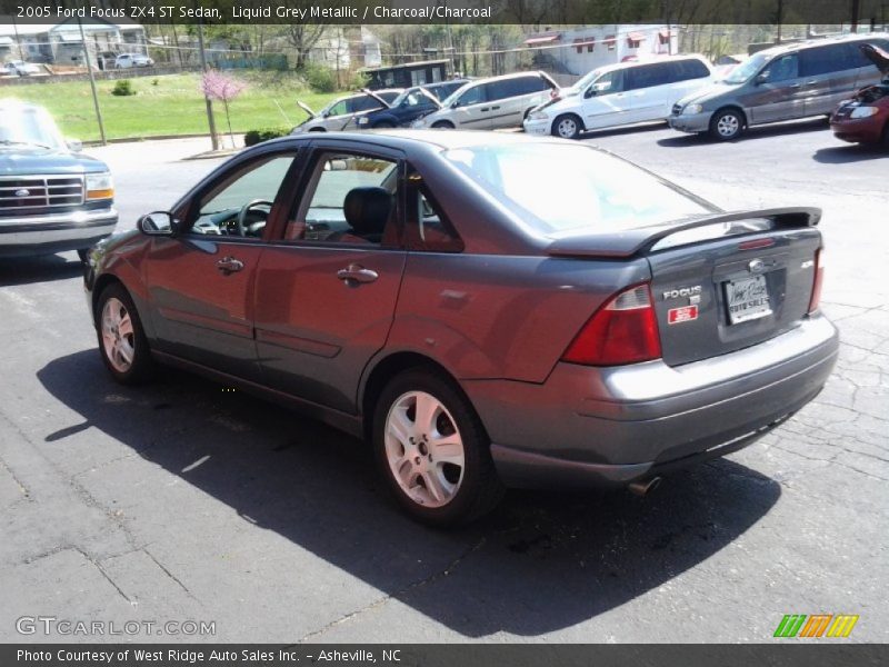 Liquid Grey Metallic / Charcoal/Charcoal 2005 Ford Focus ZX4 ST Sedan