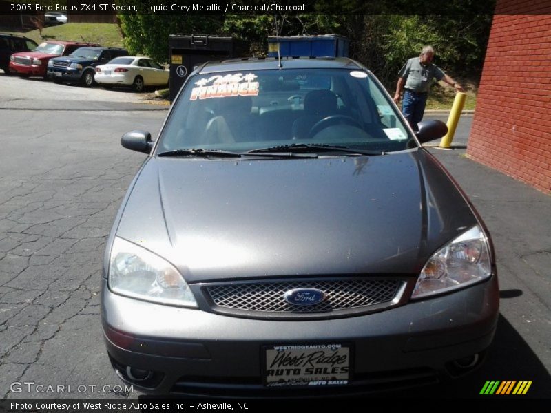 Liquid Grey Metallic / Charcoal/Charcoal 2005 Ford Focus ZX4 ST Sedan