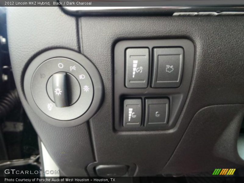 Black / Dark Charcoal 2012 Lincoln MKZ Hybrid