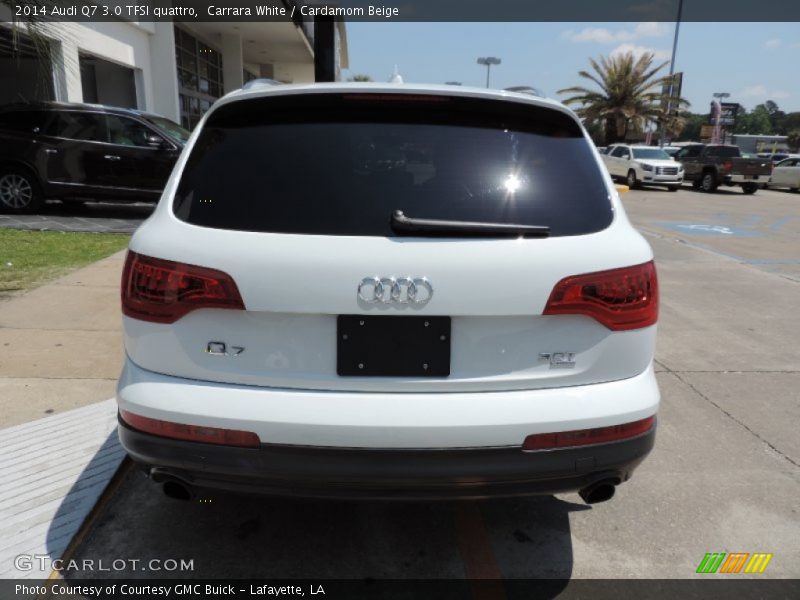 Carrara White / Cardamom Beige 2014 Audi Q7 3.0 TFSI quattro