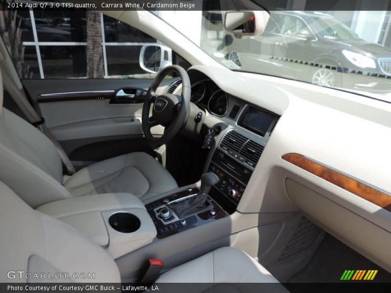 Carrara White / Cardamom Beige 2014 Audi Q7 3.0 TFSI quattro