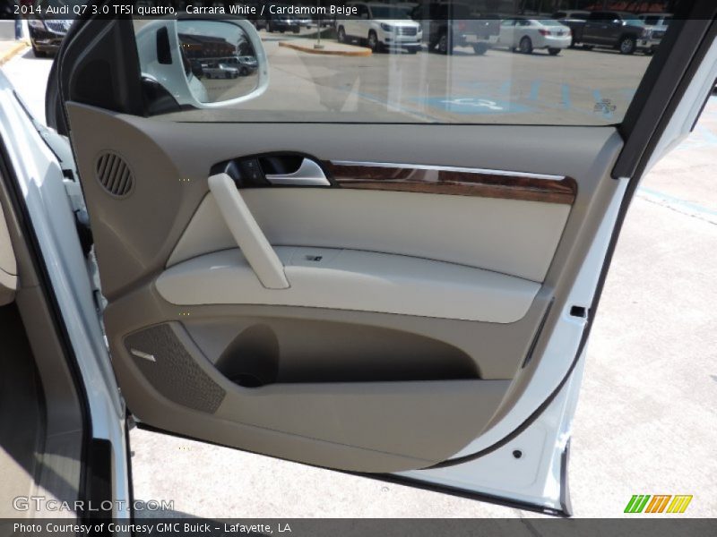 Carrara White / Cardamom Beige 2014 Audi Q7 3.0 TFSI quattro