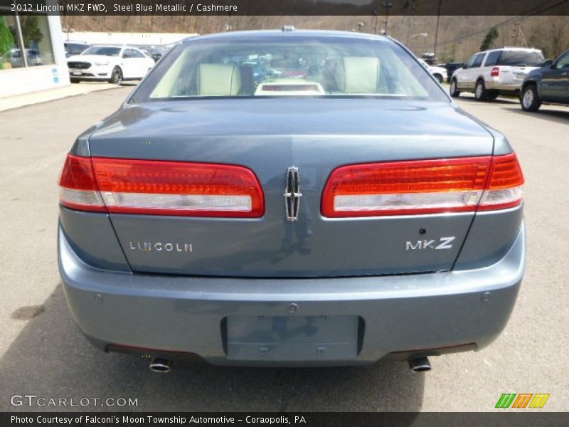 Steel Blue Metallic / Cashmere 2012 Lincoln MKZ FWD