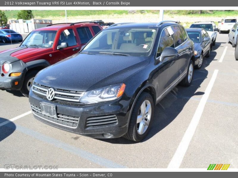 Black / Cornsilk Beige 2012 Volkswagen Touareg VR6 FSI Lux 4XMotion