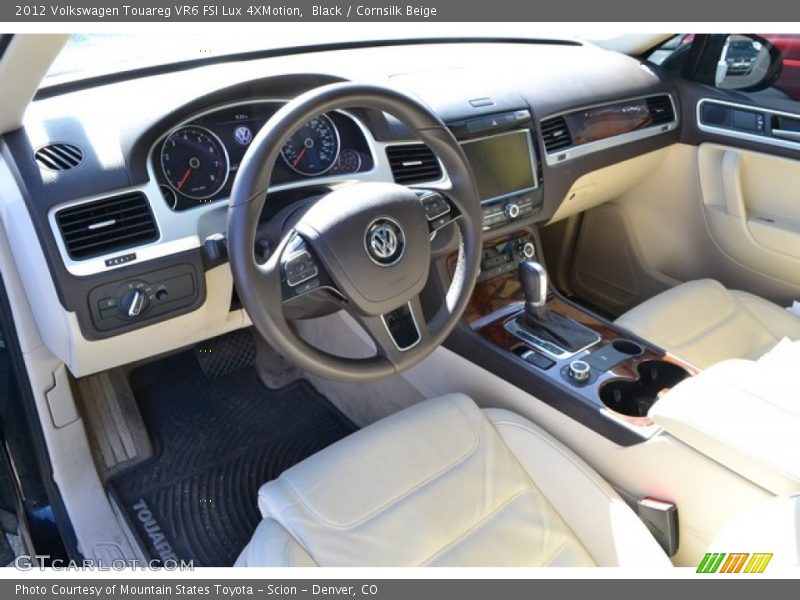 Black / Cornsilk Beige 2012 Volkswagen Touareg VR6 FSI Lux 4XMotion