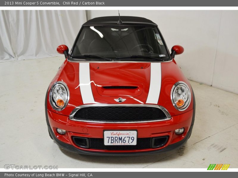 Chili Red / Carbon Black 2013 Mini Cooper S Convertible