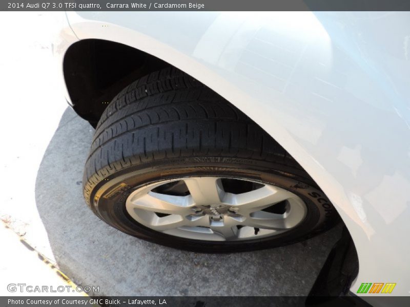 Carrara White / Cardamom Beige 2014 Audi Q7 3.0 TFSI quattro