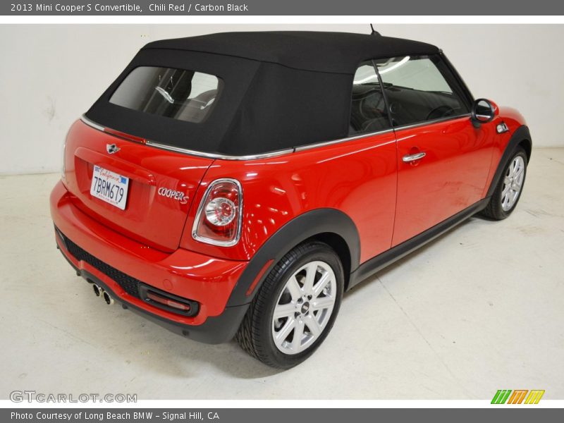 Chili Red / Carbon Black 2013 Mini Cooper S Convertible