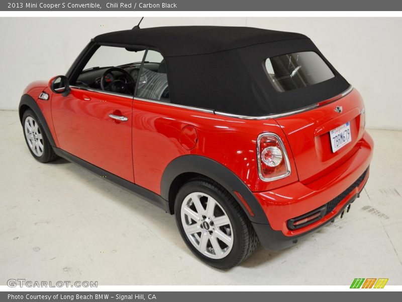 Chili Red / Carbon Black 2013 Mini Cooper S Convertible