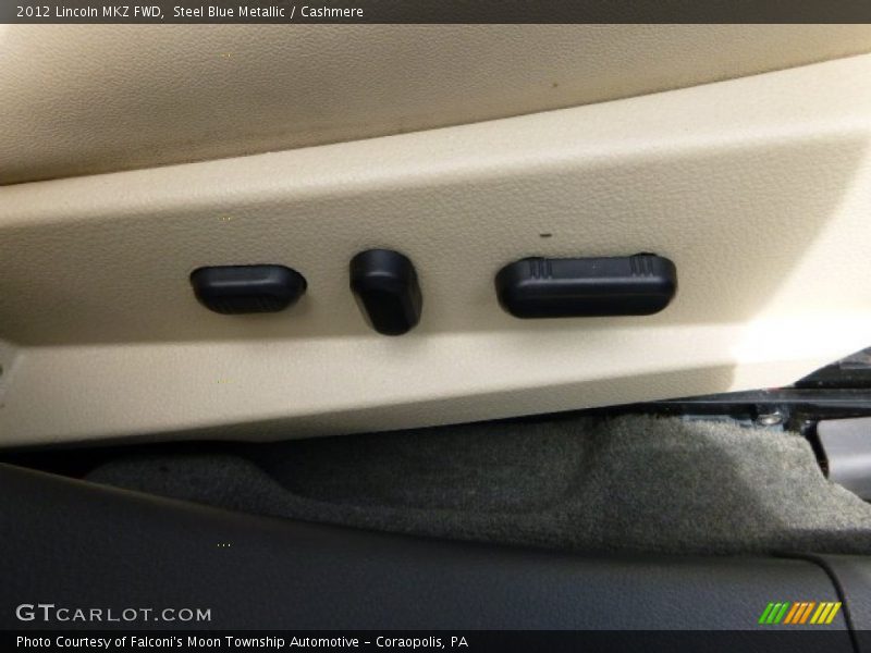 Steel Blue Metallic / Cashmere 2012 Lincoln MKZ FWD