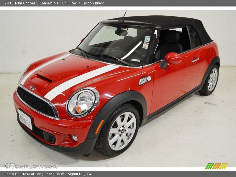 Chili Red / Carbon Black 2013 Mini Cooper S Convertible