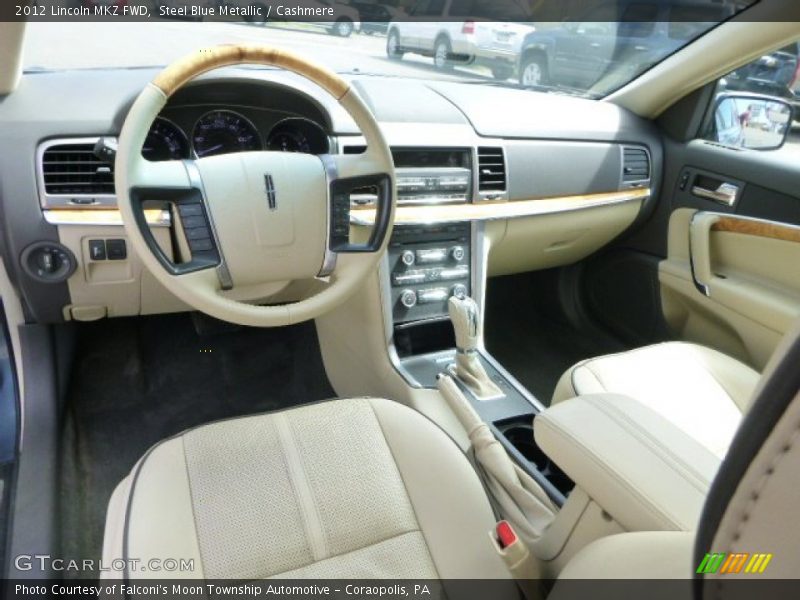 Steel Blue Metallic / Cashmere 2012 Lincoln MKZ FWD